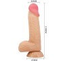 PRETTY LOVE - Sliding Skin Series Realistischer Dildo mit Saugnapf 20,6 cm