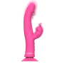 INTENSE - JULIO Rabbit Vibrator aus rosa Silikon mit doppelter Stimulation