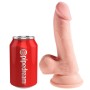 KING COCK - Dildo mit dreifacher Dichte, 14 cm, realistische Textur