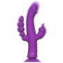 INTENSE - CASANOVA Rabbit Vibrator aus Silikon mit Triple Motor, Lila