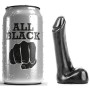 ALL BLACK - Dildo 9 cm - Schwarz, glatt, kompakt