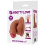 PRETTY LOVE Warnell Ultra realistischer und elastischer Dildo 9,5 cm Mulato