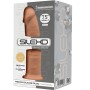 SILEXD Modell 2 Realistischer Penis aus Premium Silexpan Silikon 19 cm - Caramel