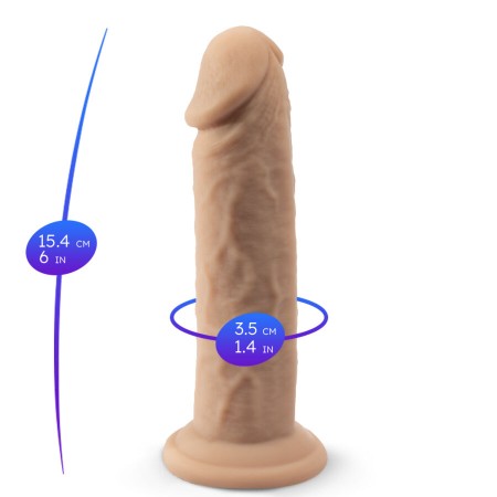 SILEXD Realistisches Penis Modell 2 aus Thermoreaktiver Silikon 15,4 cm