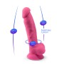 SILEXD Modell 1 Realistischer Dildo aus Premium Silikon Silexpan Fluoreszierend Rosa 17,5 cm