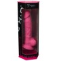 SILEXD Modell 1 Realistischer Dildo aus Premium Silikon Silexpan Fluoreszierend Rosa 17,5 cm