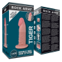 ROCKARMY Tiger Realistischer Dual-Density Dildo 14 cm mit Saugnapfbasis