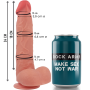 ROCKARMY RAPTOR Realistischer Dildo aus flüssigem Silikon, 24 cm, Dual-Density