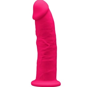 SILEXD Modell 2 Realistischer Premium Silikon-Dildo Silexpan Fuchsia 15 cm