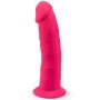 SILEXD Modell 2 Realistischer Penis aus Premium Silexpan Silikon, Fuchsia, 19,2 cm