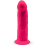 SILEXD Modell 2 Realistischer Penis aus Premium Silexpan Silikon, Fuchsia, 19,2 cm