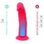 SILEXD Modell 2 Realistischer Penis aus Premium Silexpan Silikon, Fuchsia, 19,2 cm