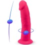 SILEXD Modell 2 Realistischer Penis aus Premium Silexpan Silikon, Fuchsia, 19,2 cm