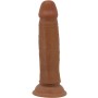 PRETTY LOVE Quentin Realistischer Dildo 18 cm Mulatto mit Saugnapfbasis