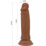 PRETTY LOVE Quentin Realistischer Dildo 18 cm Mulatto mit Saugnapfbasis