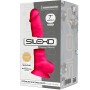 SILEXD Modell 1 Realistischer Penis aus Premium Silexpan Silikon Fuchsia 17,5 cm