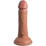 KING COCK Elite realistischer Silikon-Dildo 15,2 cm - Karamell