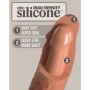 KING COCK Elite realistischer Silikon-Dildo 15,2 cm - Karamell