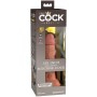 KING COCK Elite realistischer Silikon-Dildo 15,2 cm - Karamell