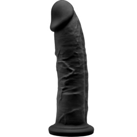 SILEXD Modell 2 Realistischer Premium Silikon-Dildo Silexpan Schwarz 19 cm