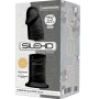 SILEXD Modell 2 Realistischer Premium Silikon-Dildo Silexpan Schwarz 19 cm
