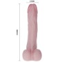 BAILE Realistischer Naturfarbener Cock Dildo mit Saugnapf