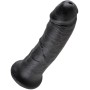 KING COCK - 8 Schwarzer Dildo 20,3 cm realistisch