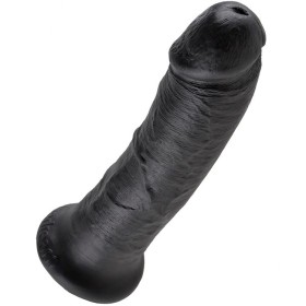 KING COCK - 8 Schwarzer Dildo 20,3 cm realistisch