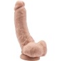 GET REAL - Realistischer Dildo 20,5 cm mit Hoden, hautfarben