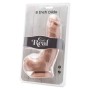 GET REAL - Realistischer Dildo 20,5 cm mit Hoden, hautfarben