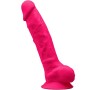 SILEXD Modell 1 Realistischer Penis aus Premium Silexpan Silikon, Fuchsia, 23 cm