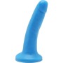 GET REAL - HAPPY DICKS DONG 12 CM Blau Realistischer PVC-Dildo mit Saugfuß
