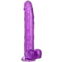 CALEXOTICS - SIZE QUEEN DILDO LILA 25,5 cm mit Saugnapfbasis