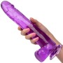 CALEXOTICS - SIZE QUEEN DILDO LILA 25,5 cm mit Saugnapfbasis