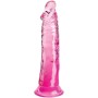 KING COCK - Transparenter realistischer Penis 19,7 cm Rosa