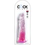 KING COCK - Transparenter realistischer Penis 19,7 cm Rosa