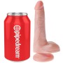 KING COCK - Realistischer Penis mit Hoden 13,5 cm naturfarben