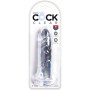 KING COCK - Klarer realistischer Penis 15,5 cm transparent
