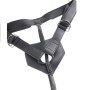 KING COCK - Harness mit realistischem Penis Braun 20,3 cm