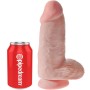 KING COCK - Realistischer Chubby Dildo 23 cm mit Saugnapf