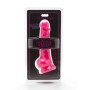 GET REAL - HAPPY DICKS 19 CM DILDO MIT ROSA TESTIKELN