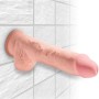KING COCK Realistischer Penis mit Hoden 19,4 cm naturgetreu