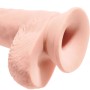 KING COCK Realistischer Penis mit Hoden 19,4 cm naturgetreu