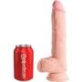 KING COCK Realistischer Penis mit Hoden 19,4 cm naturgetreu