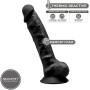 SILEXD Modell 1 Realistischer Penis aus Premium Silexpan Silikon Schwarz 23 cm