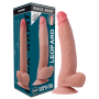 ROCKARMY Leopard Dildo Realistisch Dual Density 23 cm mit Saugbasis