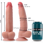 ROCKARMY Leopard Dildo Realistisch Dual Density 23 cm mit Saugbasis