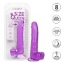 CALEXOTICS Size Queen Dildo Lila 20,3 cm - Realistisches, flexibles Design