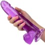 CALEXOTICS Size Queen Dildo Lila 20,3 cm - Realistisches, flexibles Design