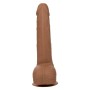 CALEXOTICS - SILICONE STUDS 20,32 CM Braun - Realistischer, flexibler Dildo mit Saugnapf